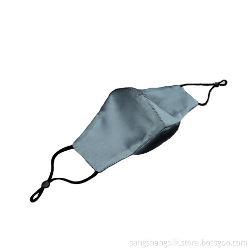 colorful silk fabric pure silk breathable mouth muffle
